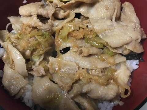 伝説のすた丼を再現